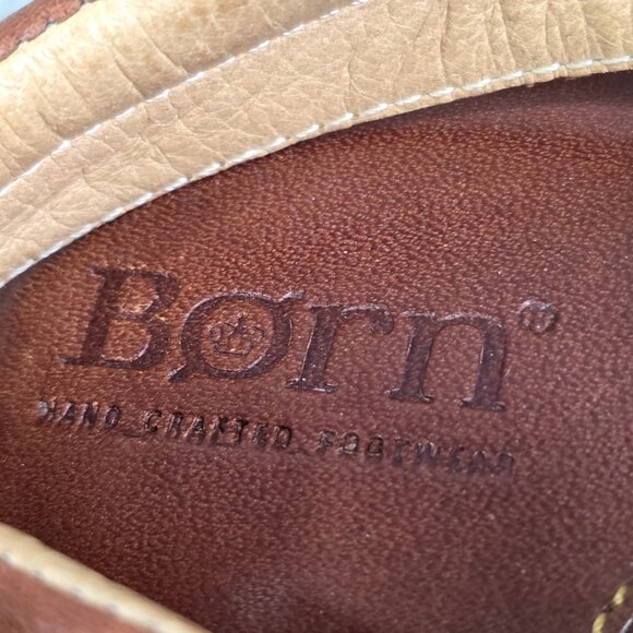 Womens Born Brown Leather Sandals Adjustable Straps Comfortable Casual Size 8 - Picture 7 of 8